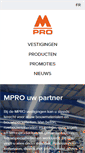 Mobile Screenshot of mpro.be